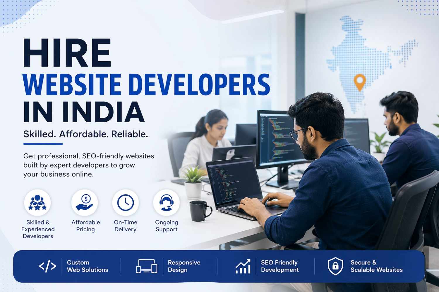 Hire Website Developers in India: Cost, Freelancer vs Agency, and How to Choose the Best Website Development Company